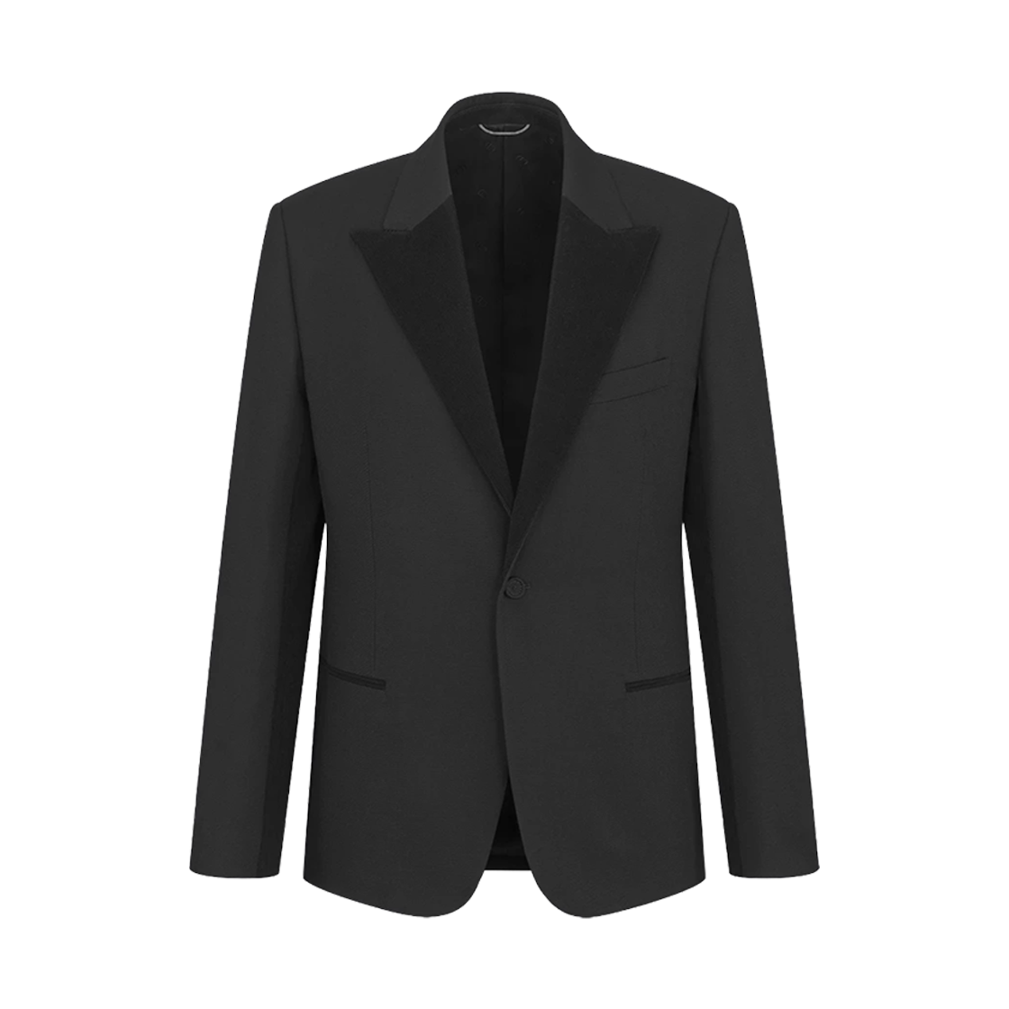 593C222A1040-C900 Dior Wool Whipcord Corduroy Detail Jacket Black