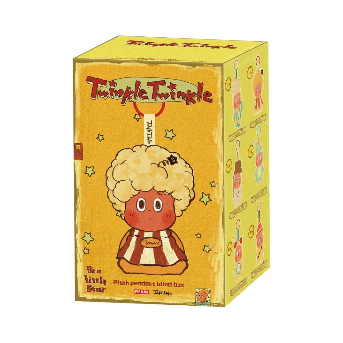 팝마트 작은별의 반짝이는 일상 시리즈 플러시 펜던트 미개봉 랜덤박스 (1개입)(Pop Mart Twinkle Twinkle Be A Little Star Series Plush Pendant Sealed Case (1 Blind Box))