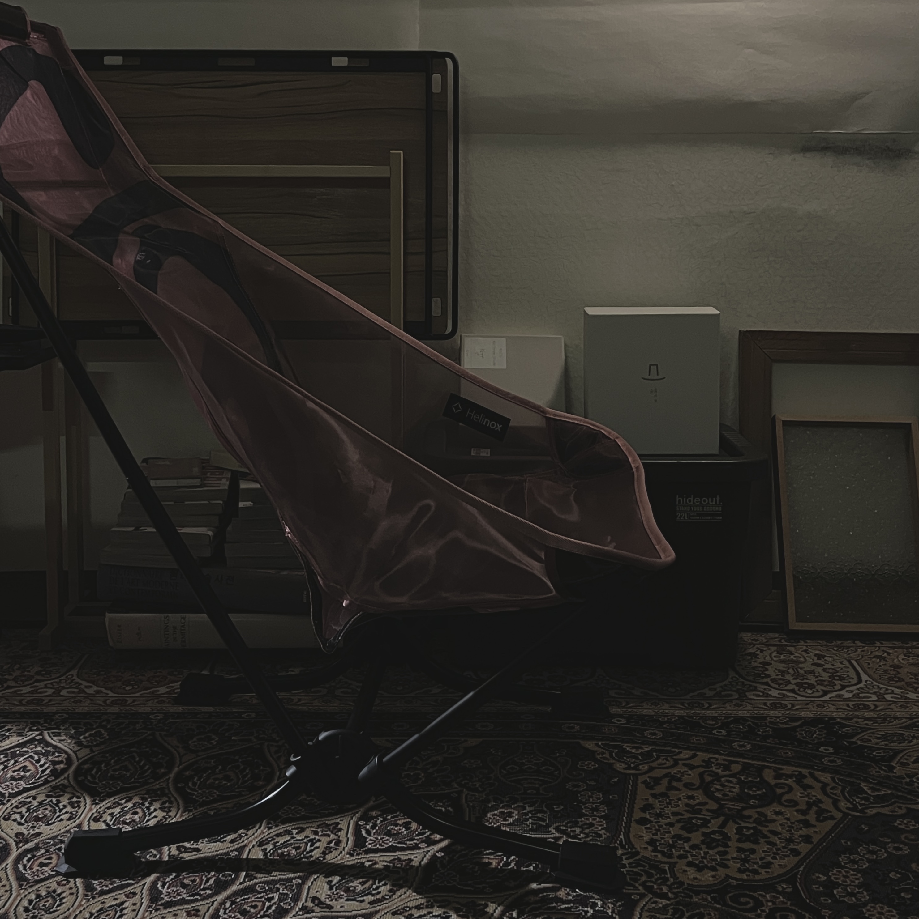 Helinox x Stussy Swirly S Beach Chair Pink 착용 스타일