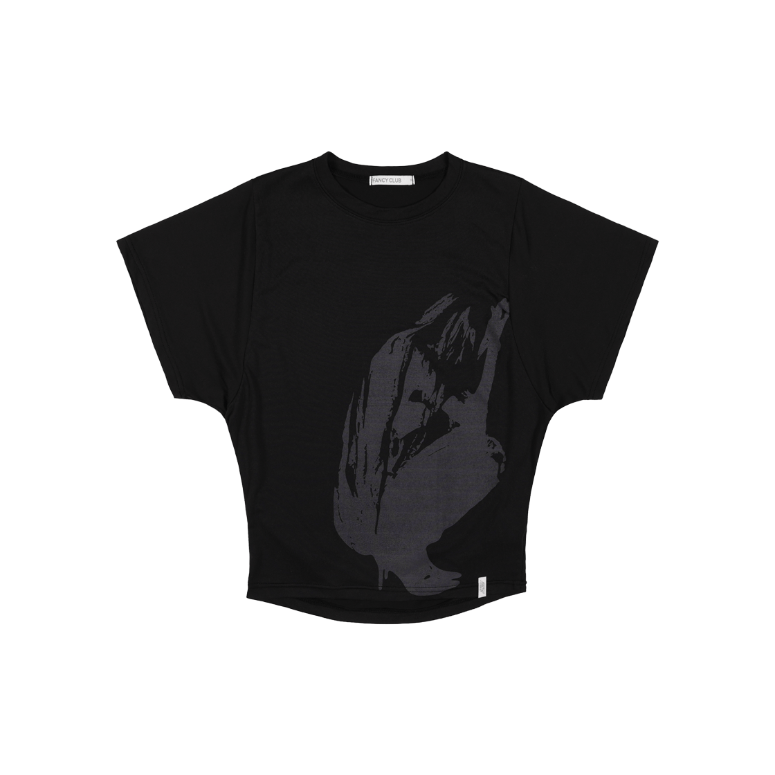 팬시클럽 스틸 하이드 티 블랙