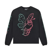 Deus Ex Machina Danzig Queen Long Sleeve T-Shirt Charcoal