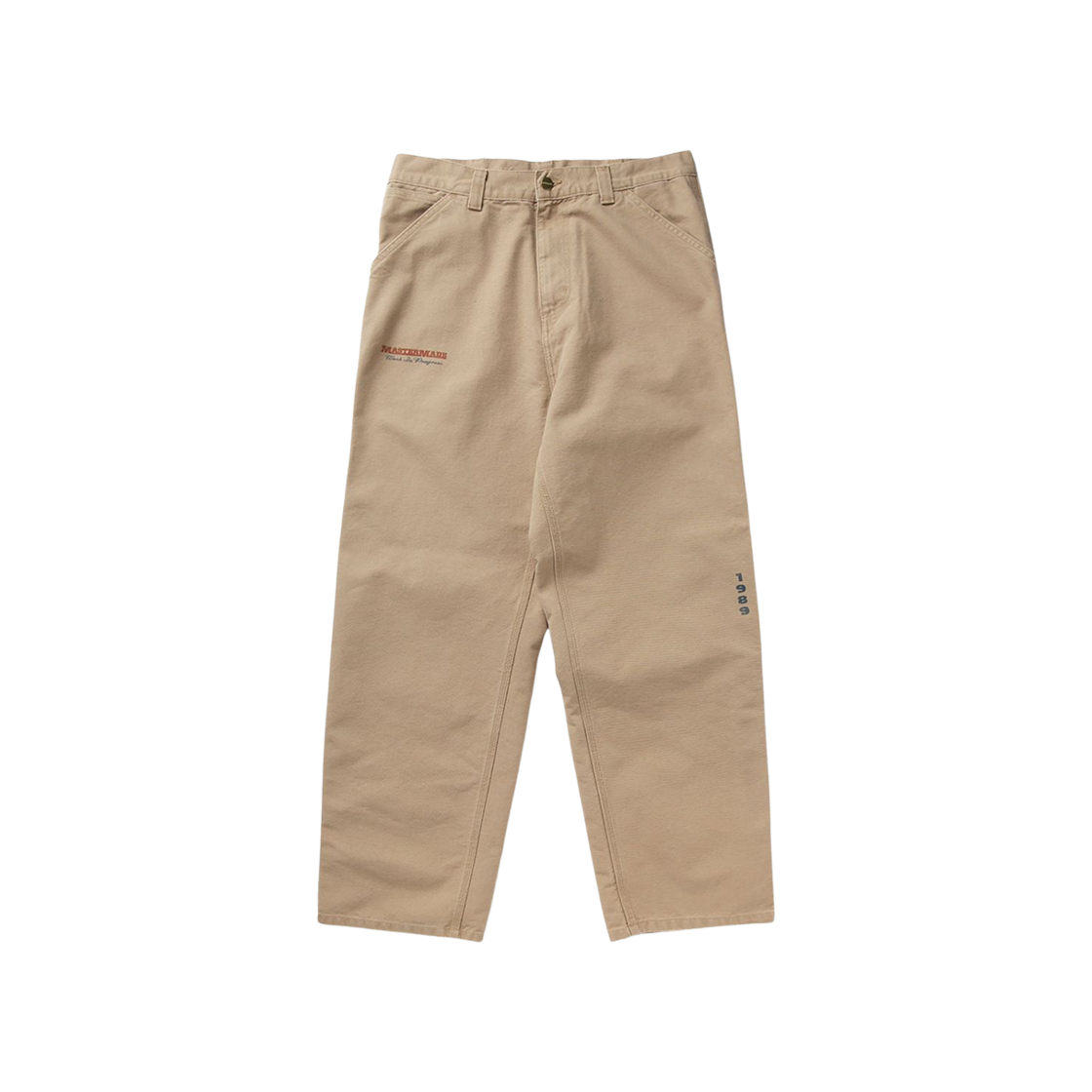 I035560-07E-60 Carhartt WIP OG Single Knee Graphic Pants Heavy Stone Wash Dusty H Brown
