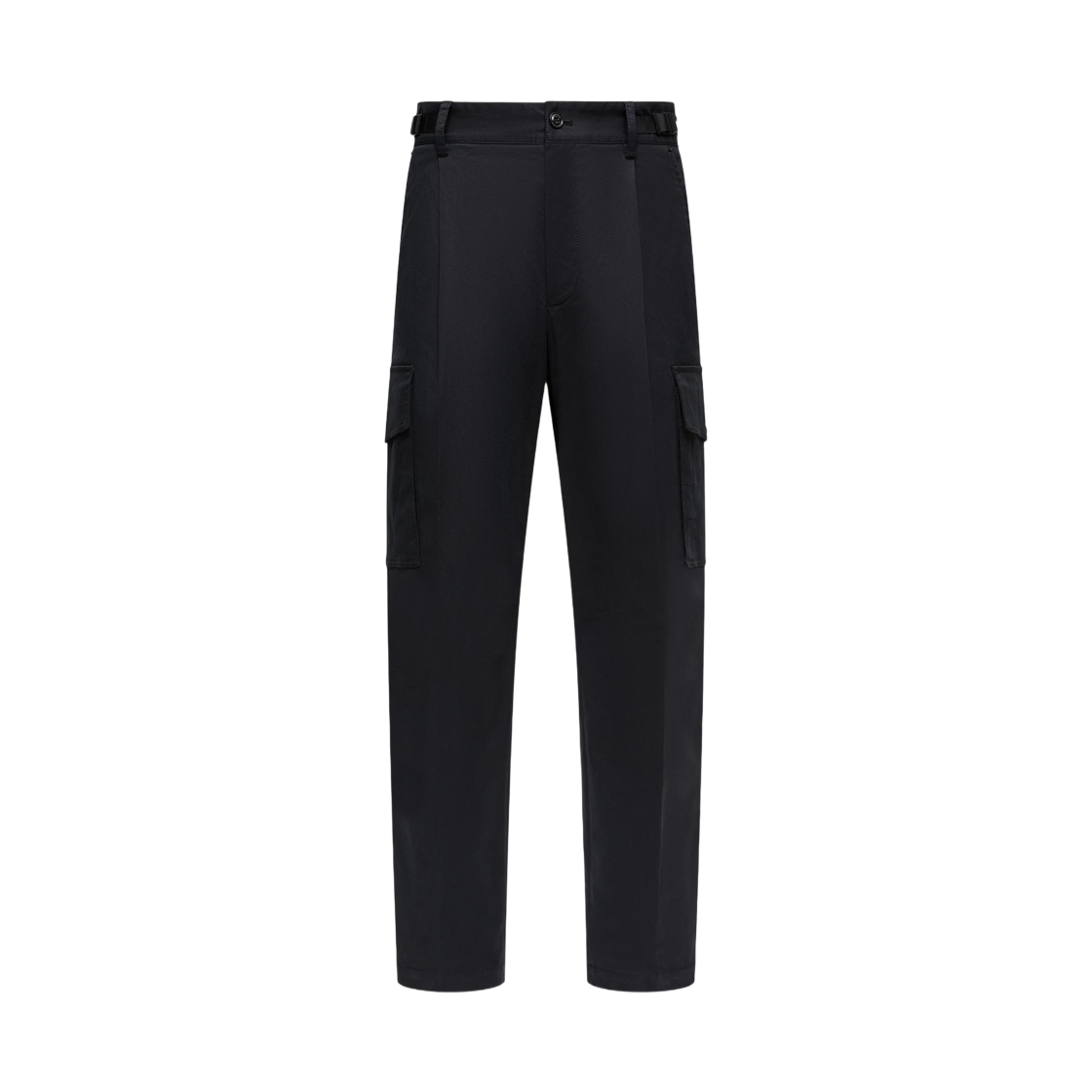 K2-091-2A00026-598R1-999 Moncler Cotton Gabardine Cargo Trousers Black - 25FW