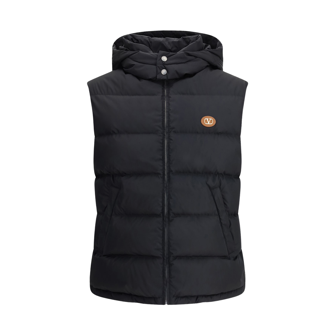 CQA406FN0NO Valentino Vlogo Down Vest Black