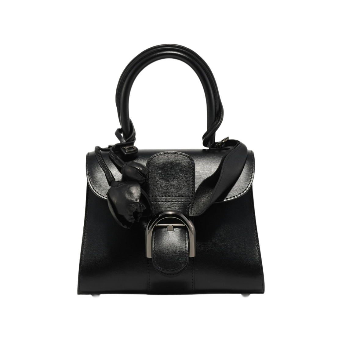 델보 브리앙 미니 튤립 박스 카프 블랙(Delvaux Brillant Mini Tulips Box Calf Black)