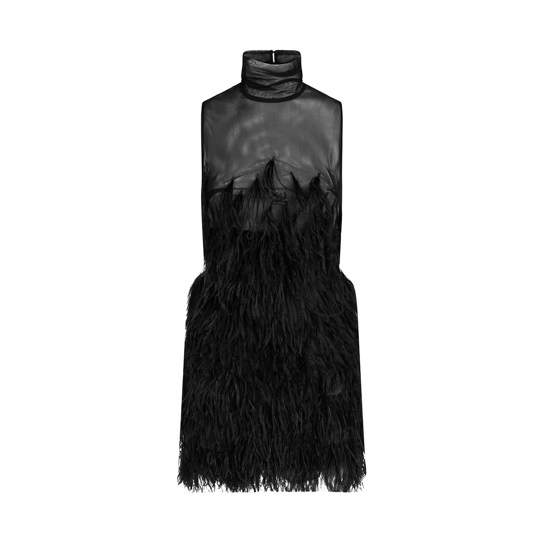(W) 디 아티코 미니 드레스 블랙((W) The Attico Mini Dress Black)