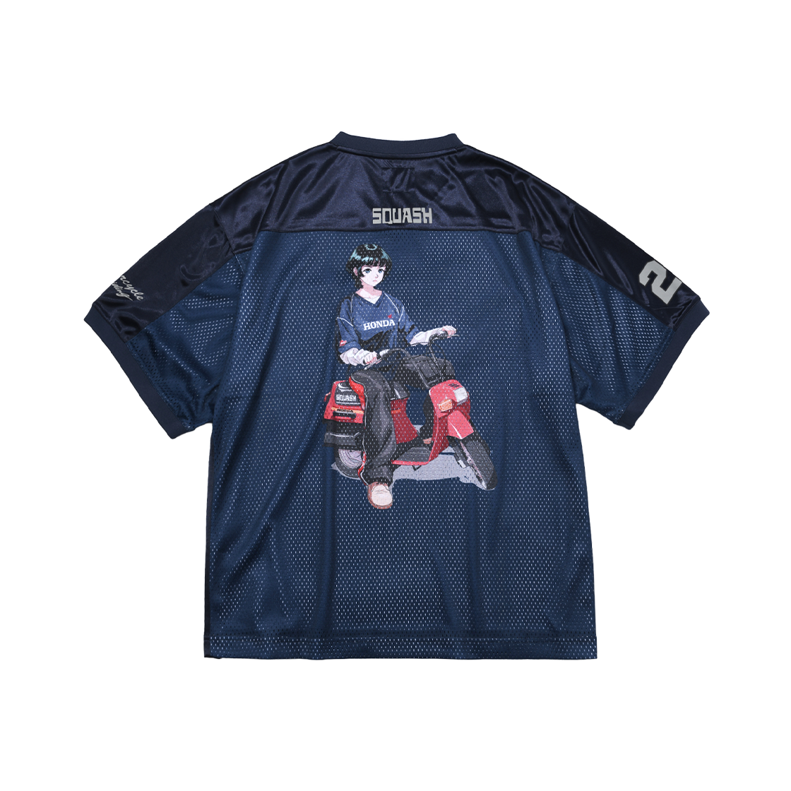 [KREAM 단독] 혼다 X 나무13 스쿼시 메쉬 숏 슬리브 네이비([KREAM 단독] Honda x Tree13 Squash Mesh Short Sleeve Navy)