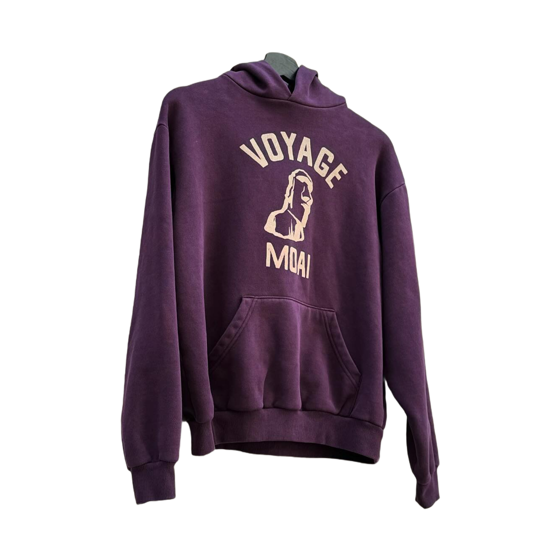 컬렉트 피시스 보야주 모아이 후드 퍼플(Collect Pieces Voyage Moai Hoodie Purple)