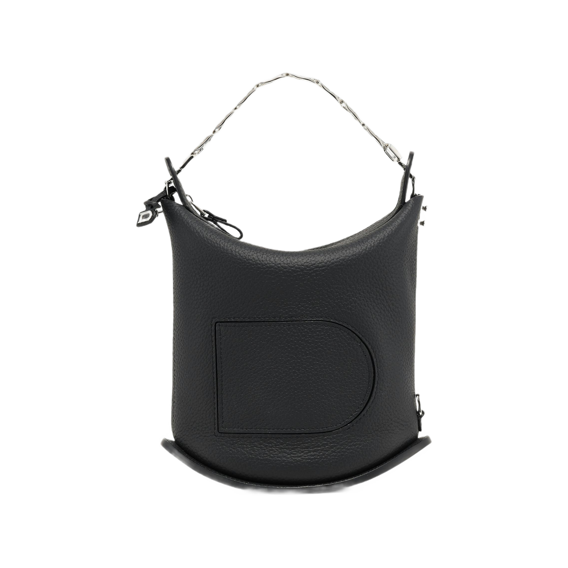 델보 핀 트위스트 토뤼옹 소프트 블랙(Delvaux Pin Twist Taurillon Soft Black)