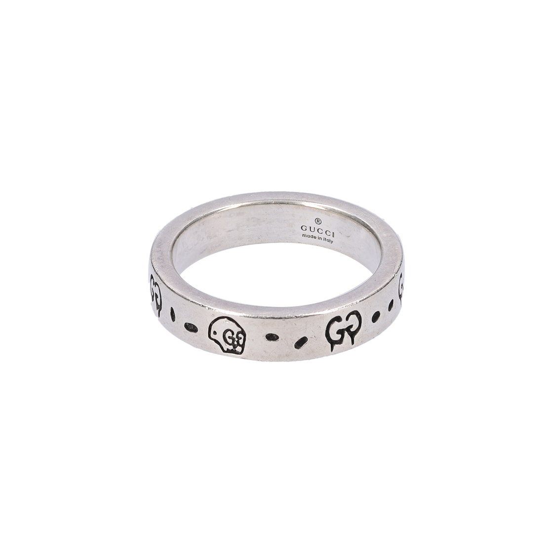 ITES69C8F267 [C등급] Gucci Vintage Ghost Ring Silver 3.8mm Size 13