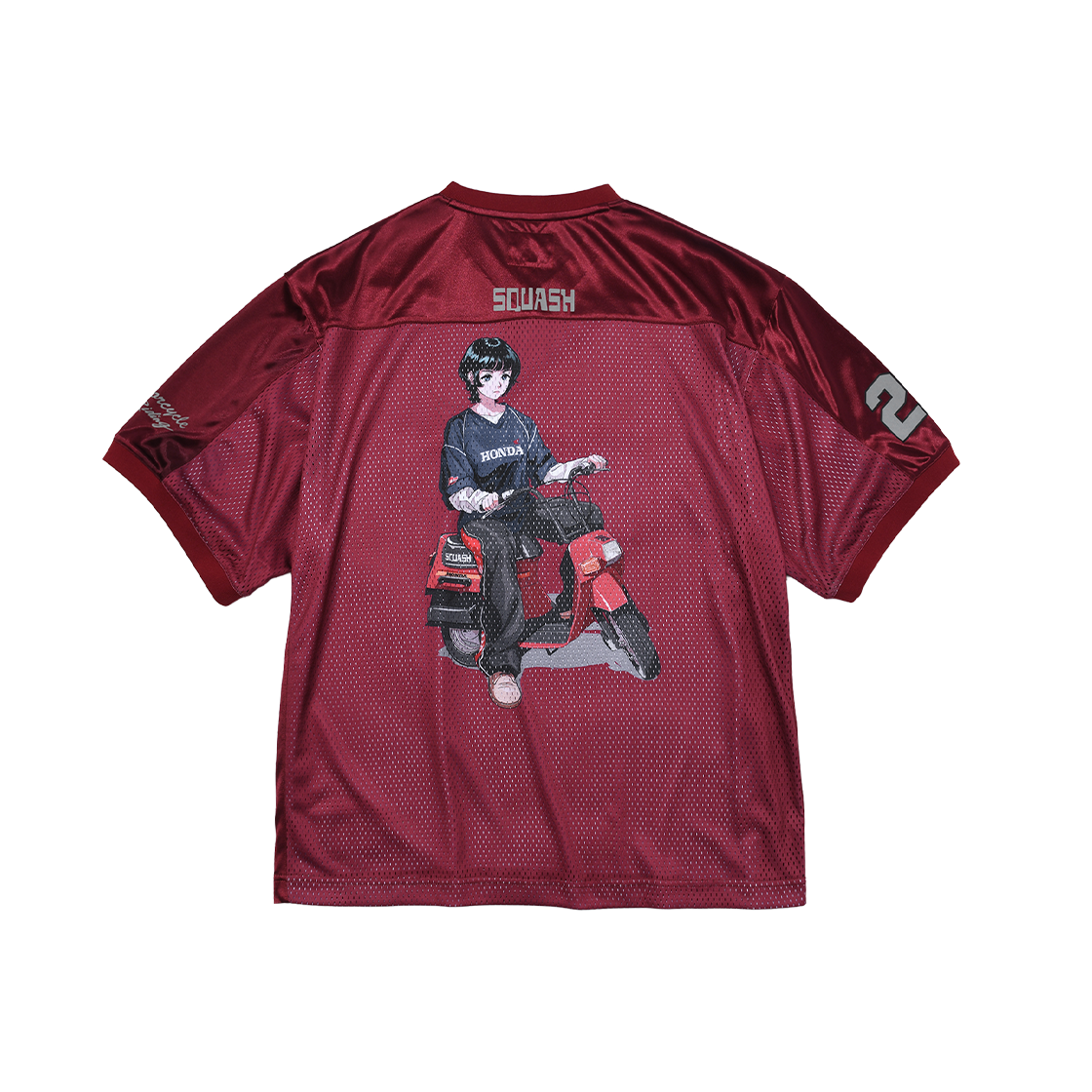 [KREAM 단독] 혼다 X 나무13 스쿼시 메쉬 숏 슬리브 버건디([KREAM 단독] Honda x Tree13 Squash Mesh Short Sleeve Burgundy)