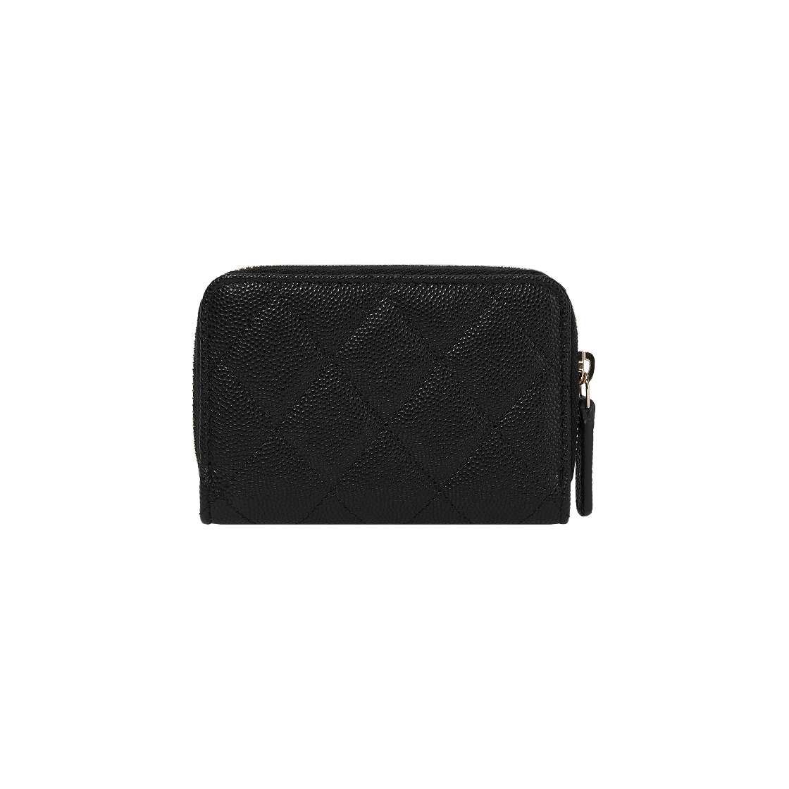 샤넬 지퍼 동전 지갑 샤이니 카프스킨 & 골드 메탈 블랙(Chanel Zipped Coin Purse Shiny Calfskin & Gold Black) - 2
