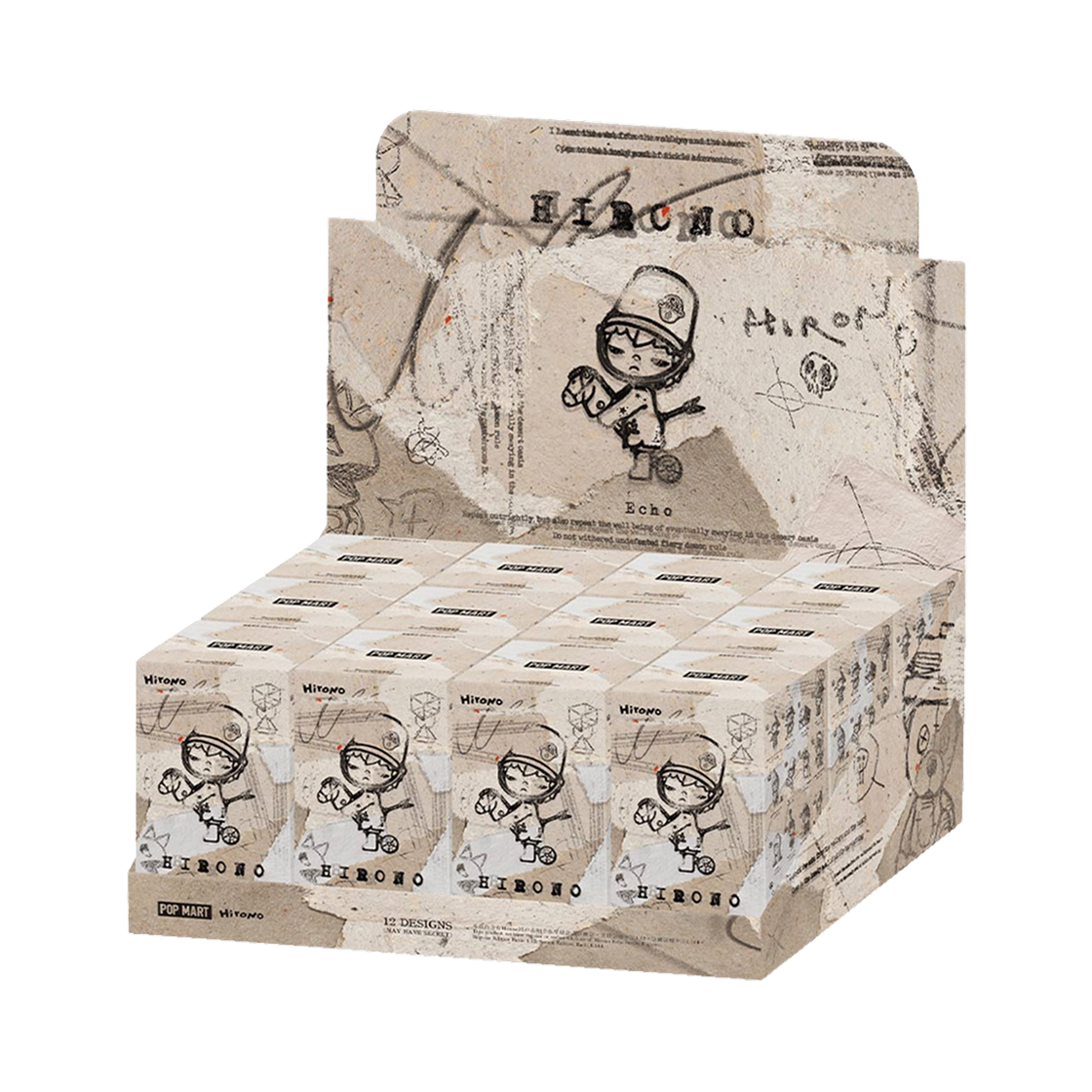 팝마트 히로노 에코 시리즈 피규어 미개봉 랜덤박스 (12개입)(Pop Mart Hirono Echo Series Figures Sealed Case (12 Blind Boxes))
