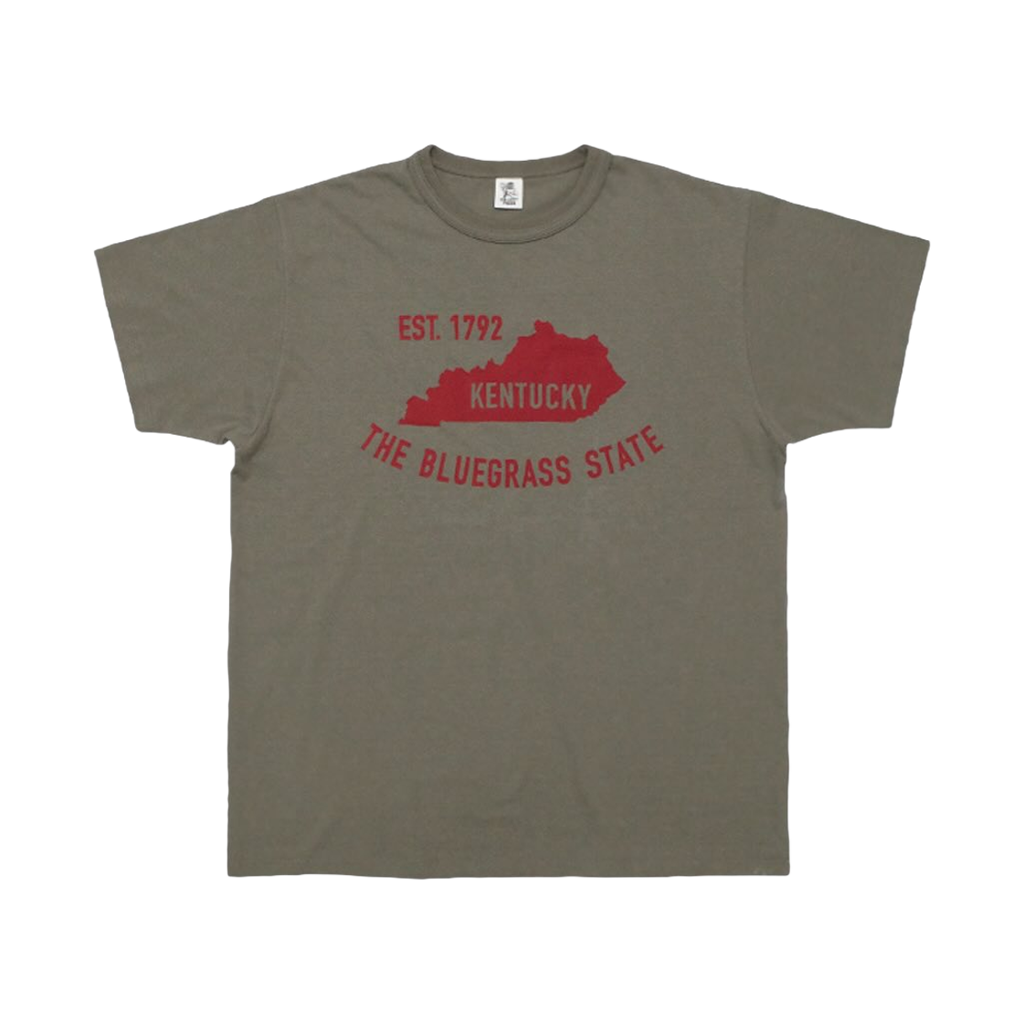 컬렉트 피시스 켄터키 티셔츠 카키(Collect Pieces Kentucky T-Shirt Khaki)