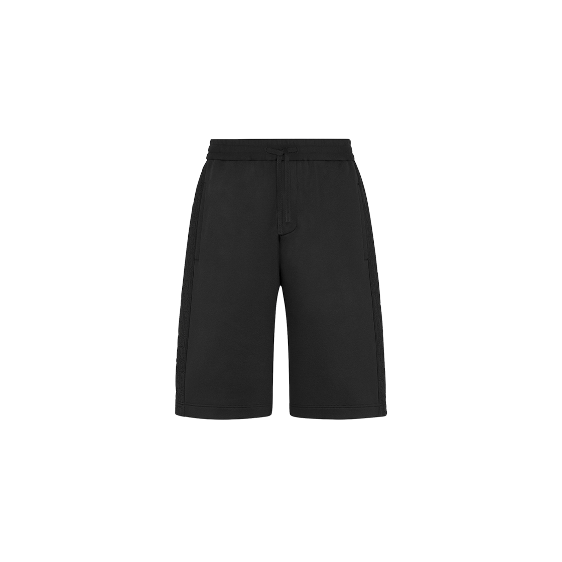 593J131A0979-C900 Dior Oblique Cotton Blend Jersey Bermuda Shorts Black
