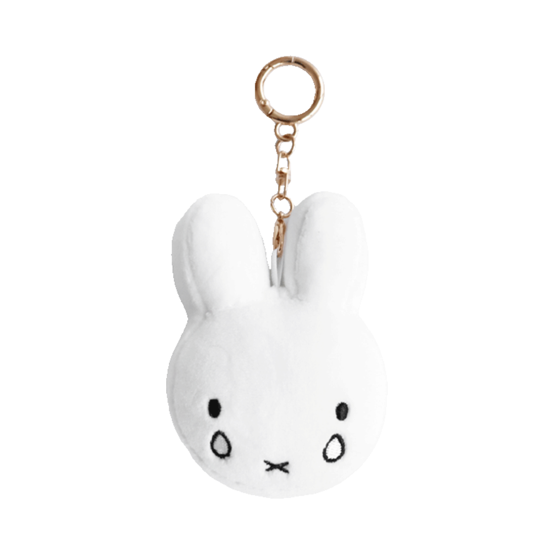 매니어리틀 우는 미피 얼굴키링 화이트(Many a Little MIFFY face keychain crying Miffy white) - 1
