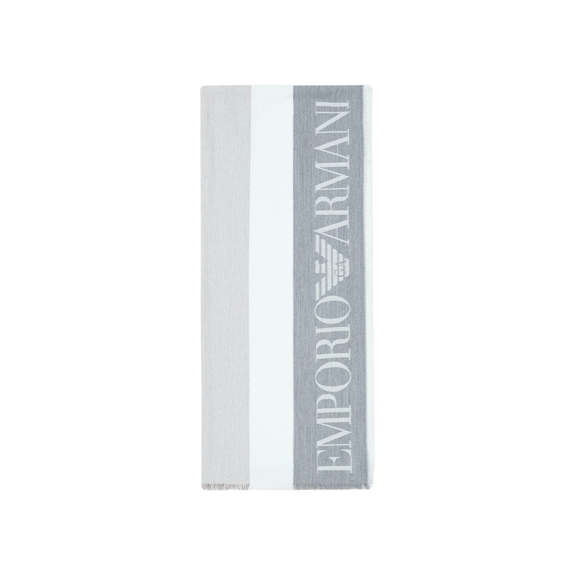 엠포리오 아르마니 멀티컬러 버티컬 밴드 스톨 베이지(Emporio Armani Stole with Multicolour Vertical Bands Beige) - 1
