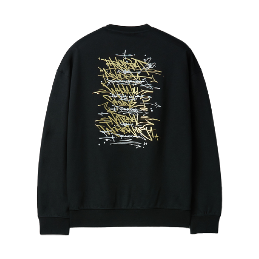CWTAW25917BKX Customellow Bisco Smith Graphic Sweatshirt Black