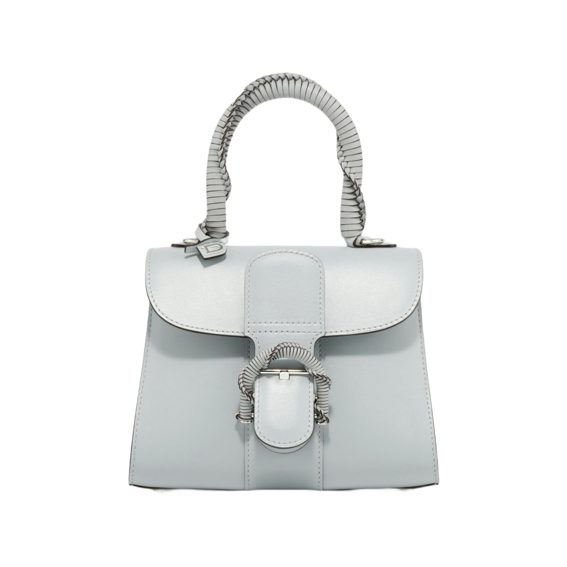 델보 브리앙 미니 엔레이스드 박스 카프 클라우드(Delvaux Brillant Mini Enlaced Box Calf Cloud)
