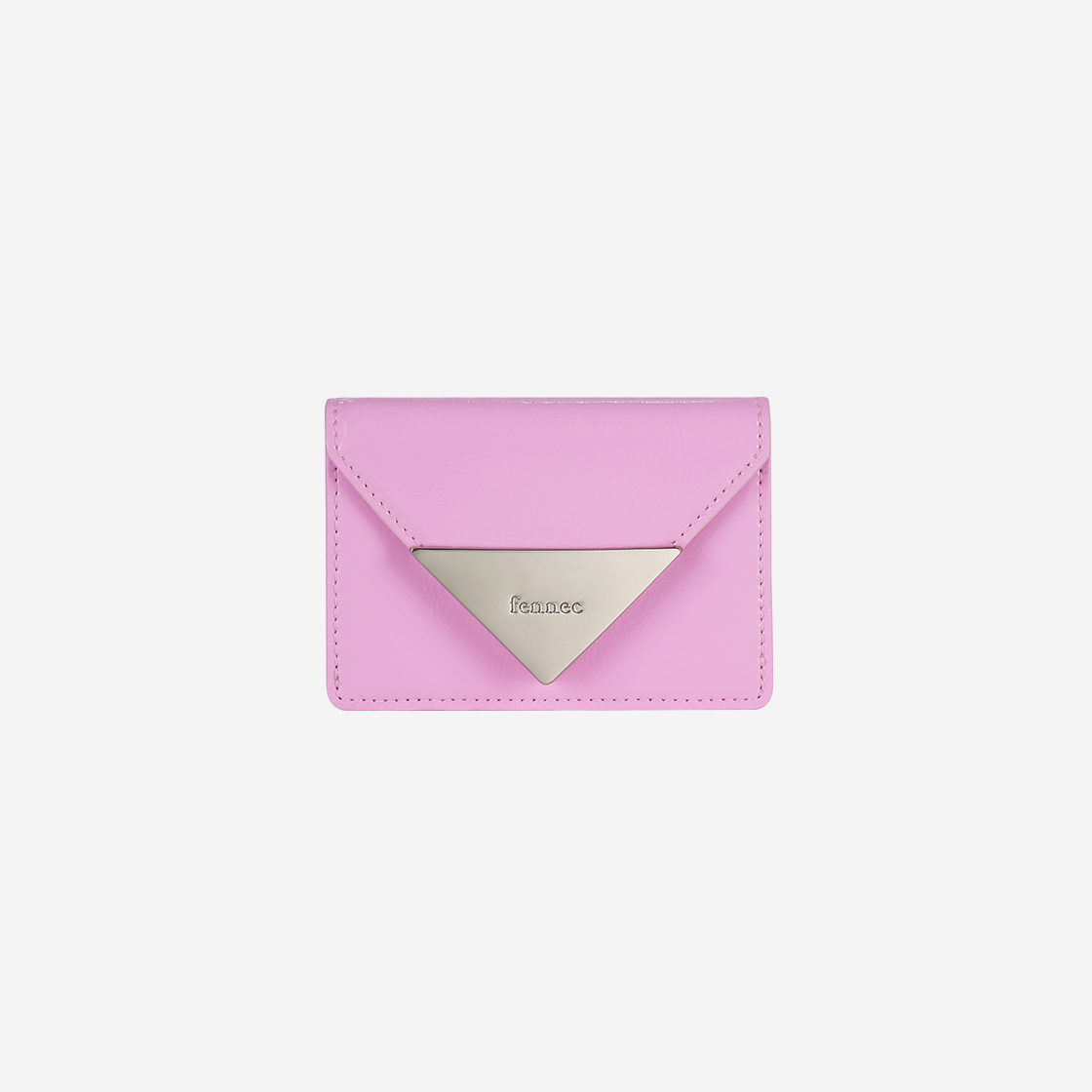 페넥 크링클 트라이앵글 트리플 월렛 디 쿨핑크(Fennec Crinkle Triangle Triple Wallet D Cool Pink)