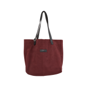 Hatchingroom Suede Tote Dark Red