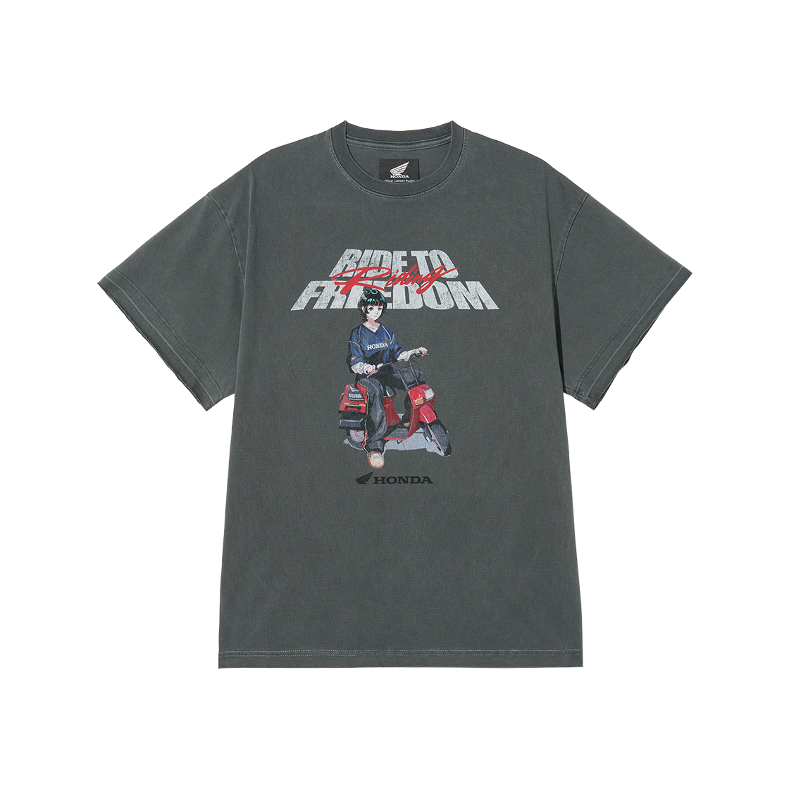 [KREAM 단독] 혼다 X 나무13 스쿼시 숏 슬리브 피그먼트 차콜([KREAM 단독] Honda x Tree13 Squash Short Sleeve Pigment Charcoal)