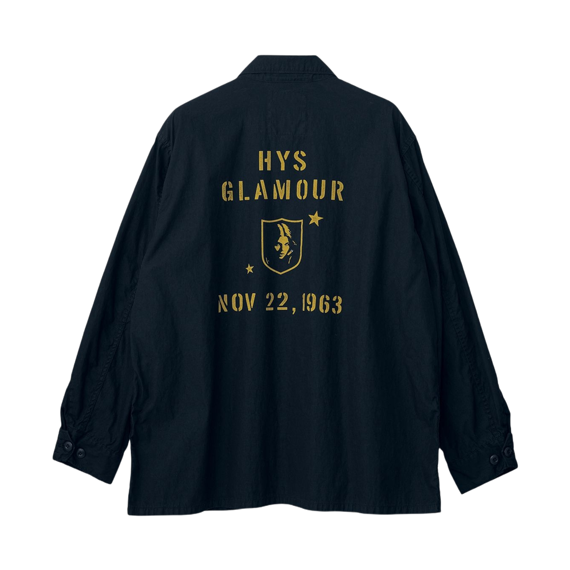 히스테릭 글래머 HG1963 퍼티그 셔츠 네이비(Hysteric Glamour HG1963 Fatigue Shirt Navy) - 2