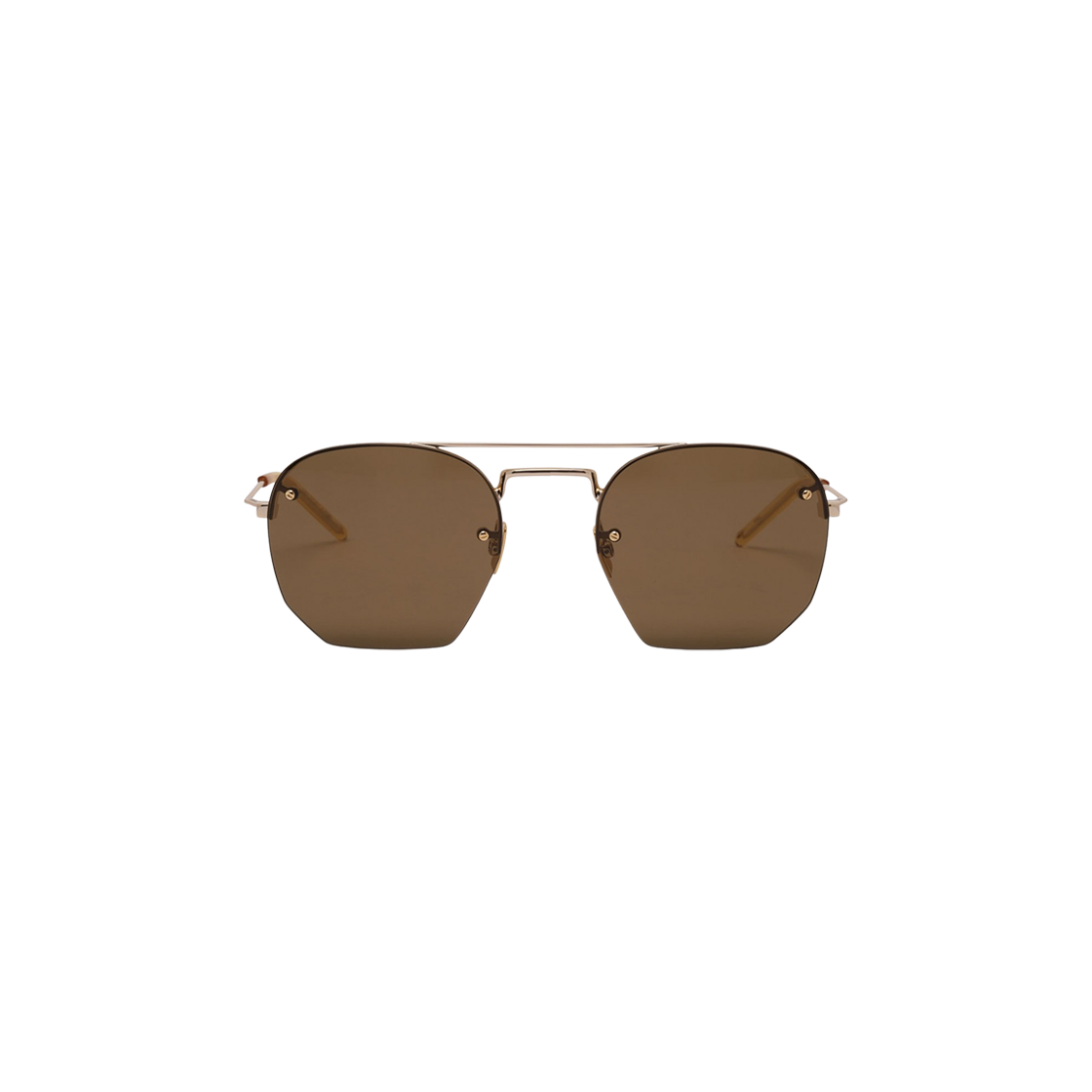 생로랑 SL 422 선글라스 라이트 골드 브라운(Saint Laurent SL 422 Sunglasses Light Gold Brown) - 1