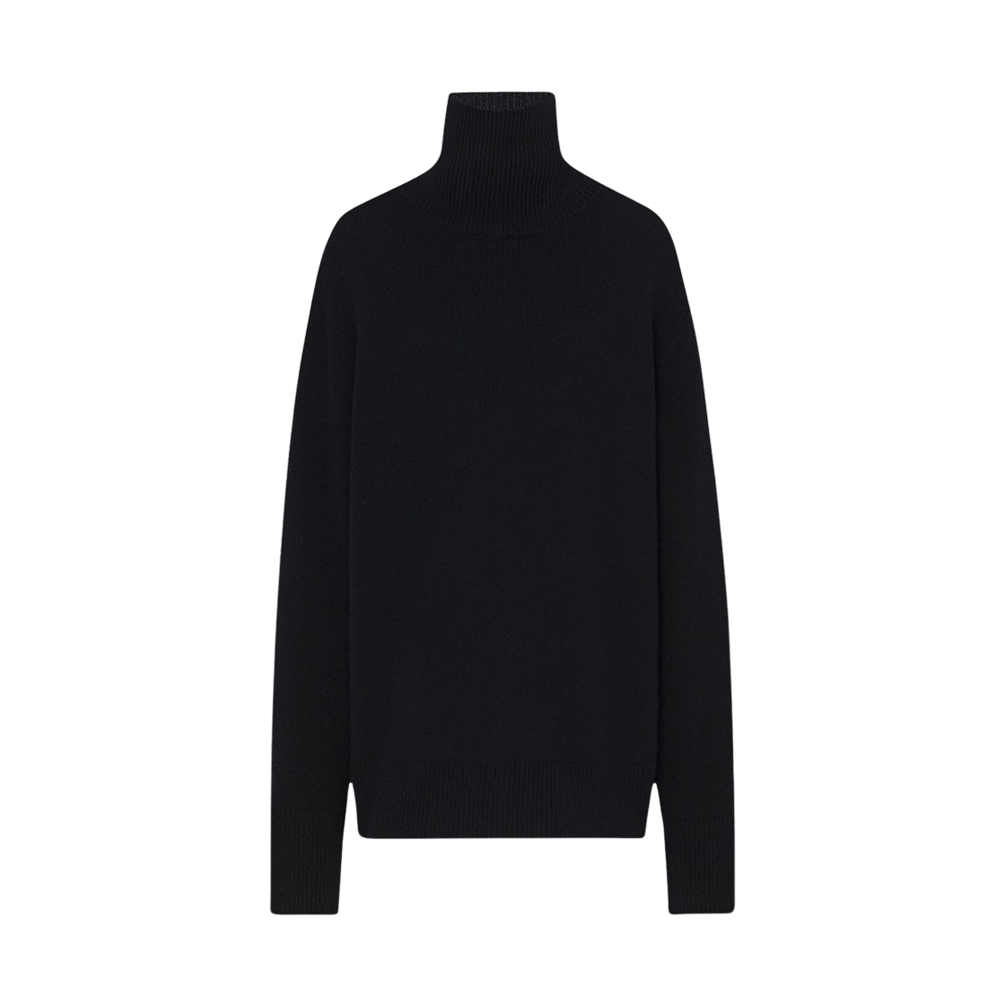 (W) 더 로우 스텝니 울 캐시미어 탑 블랙((W) The Row Stepny Wool Cashmere Top Black)