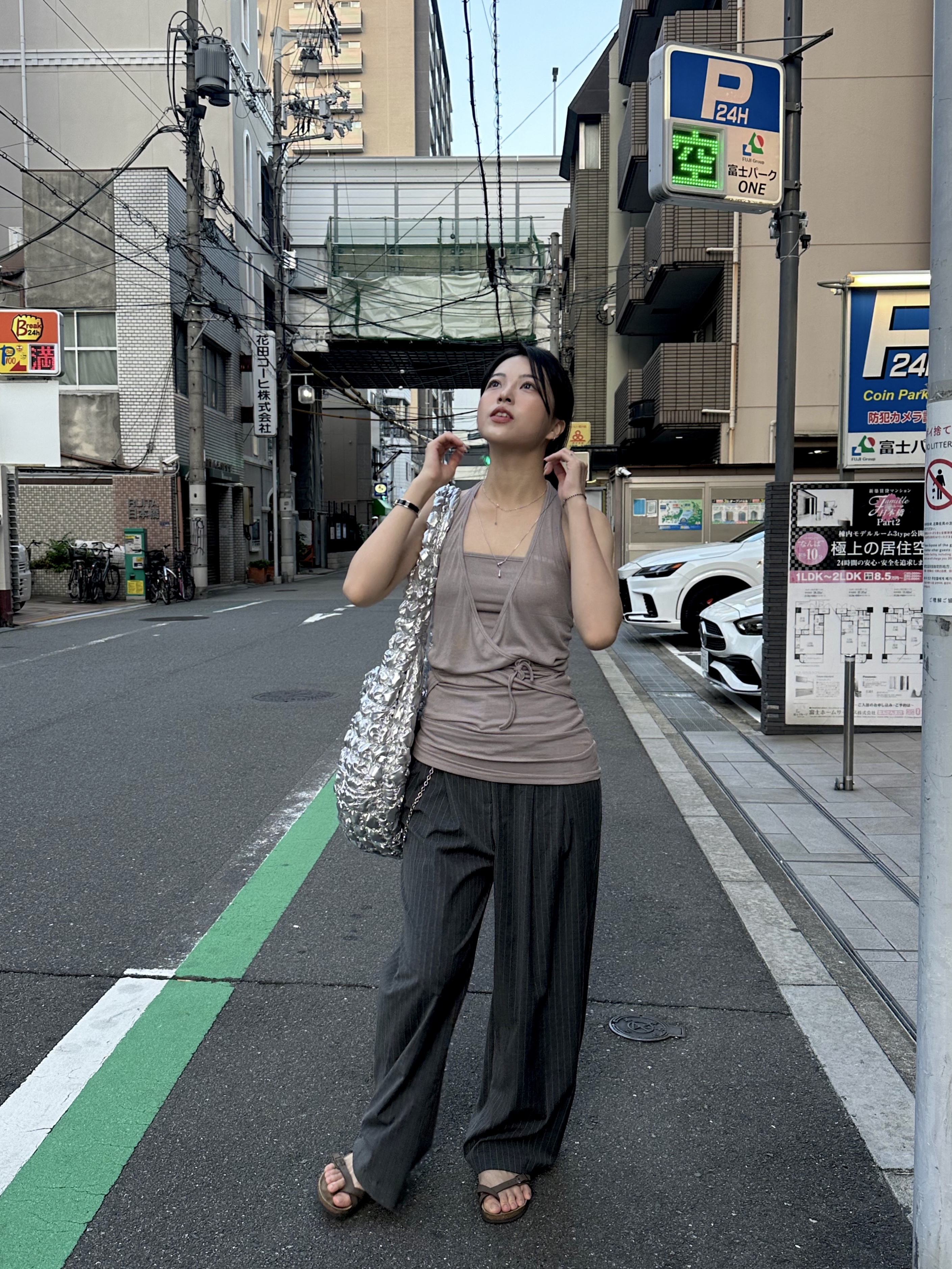 (W) Birkenstock Mayari Nubuck Leather Mocha - Regular, (W) Birkenstock Mayari Oiled Leather Tobacco Brown 착용 스타일 - 3