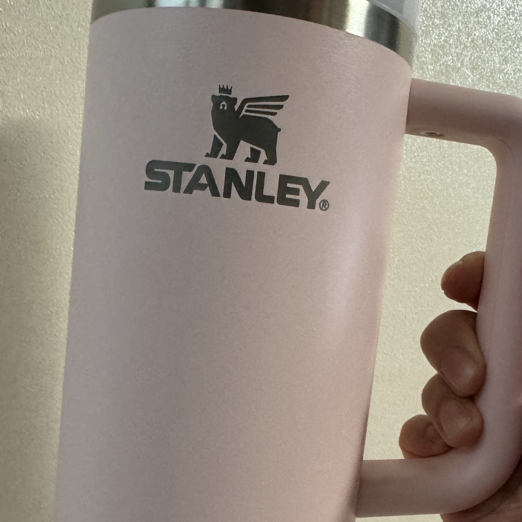 Stanley The Clean Slate Quencher H2.0 FlowState Tumbler 887ml Bloom 착용 스타일