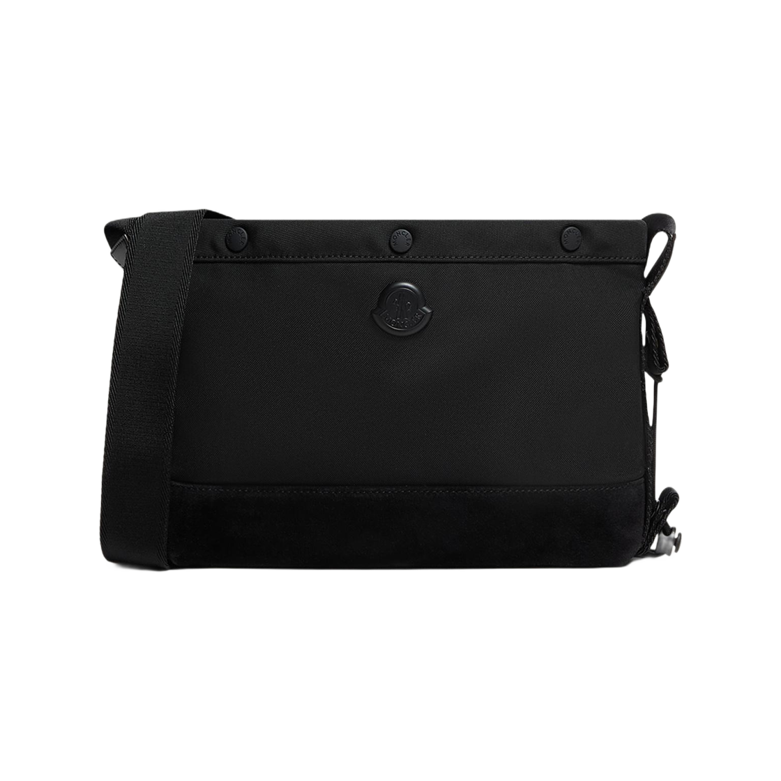 K2-09A-5L00001-M7835-999 Moncler New Tech Water Repellent Crossbody Bag Black - 25FW