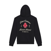 Deus Ex Machina Basto Zip Up Hoodie Black