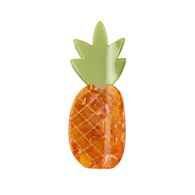 쿠쿠수제뜨 파인애플 헤어집게핀