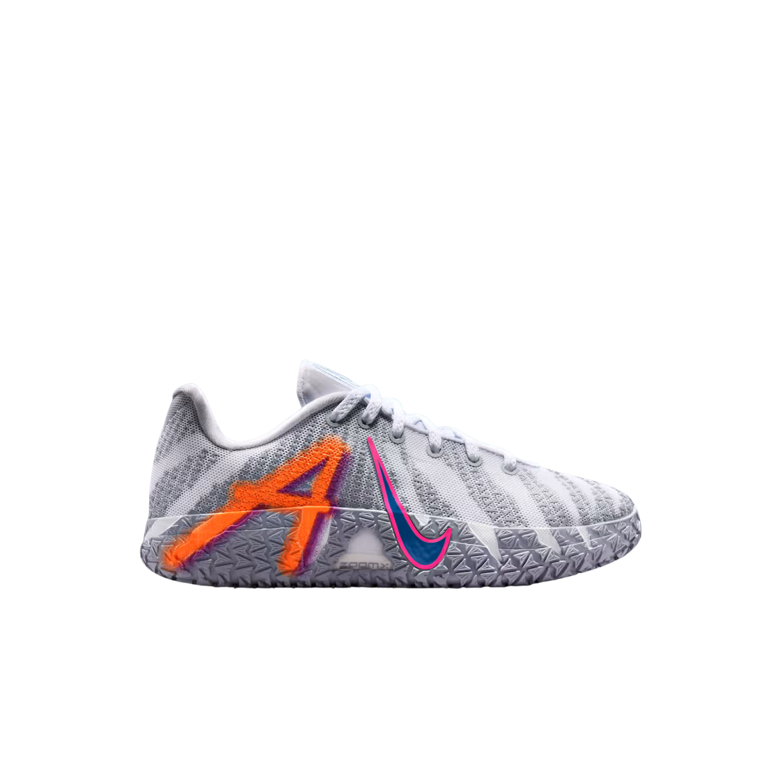 (GS) 나이키 자 3 라이트 쇼 화이트 더스티 캑터스((GS) Nike Ja 3 Light Show White Dusty Cactus) - 1