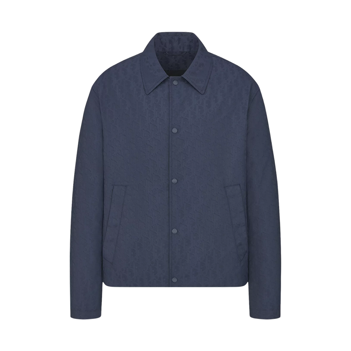 593C418A6479-C589 Dior Oblique Technical Jacquard Blouson Jacket Blue