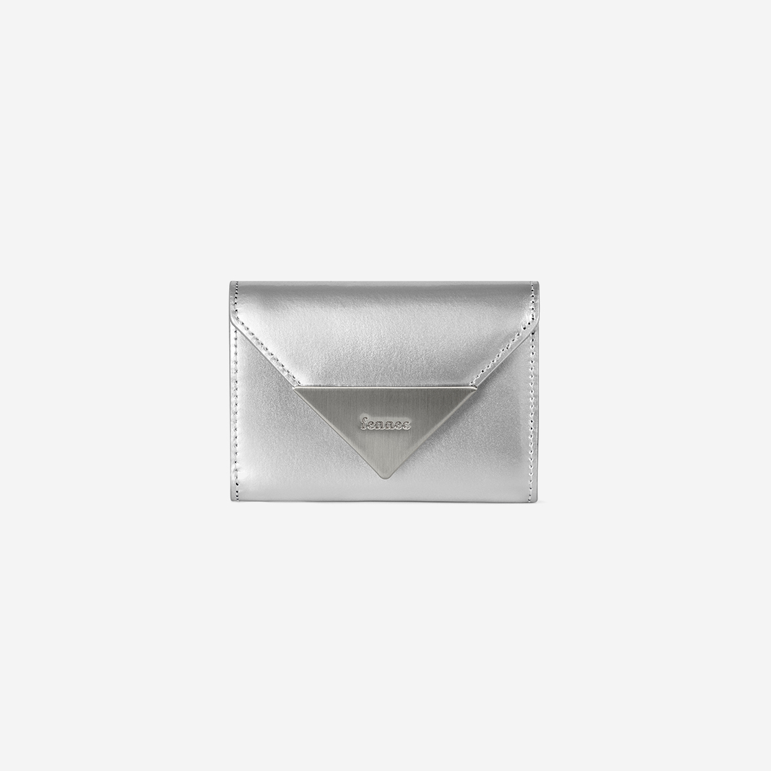 페넥 라커 트라이앵글 월렛 매트 실버(Fennec Lacquer Triangle Wallet Matt Silver)