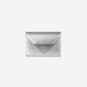 Fennec Lacquer Triangle Wallet Matt Silver