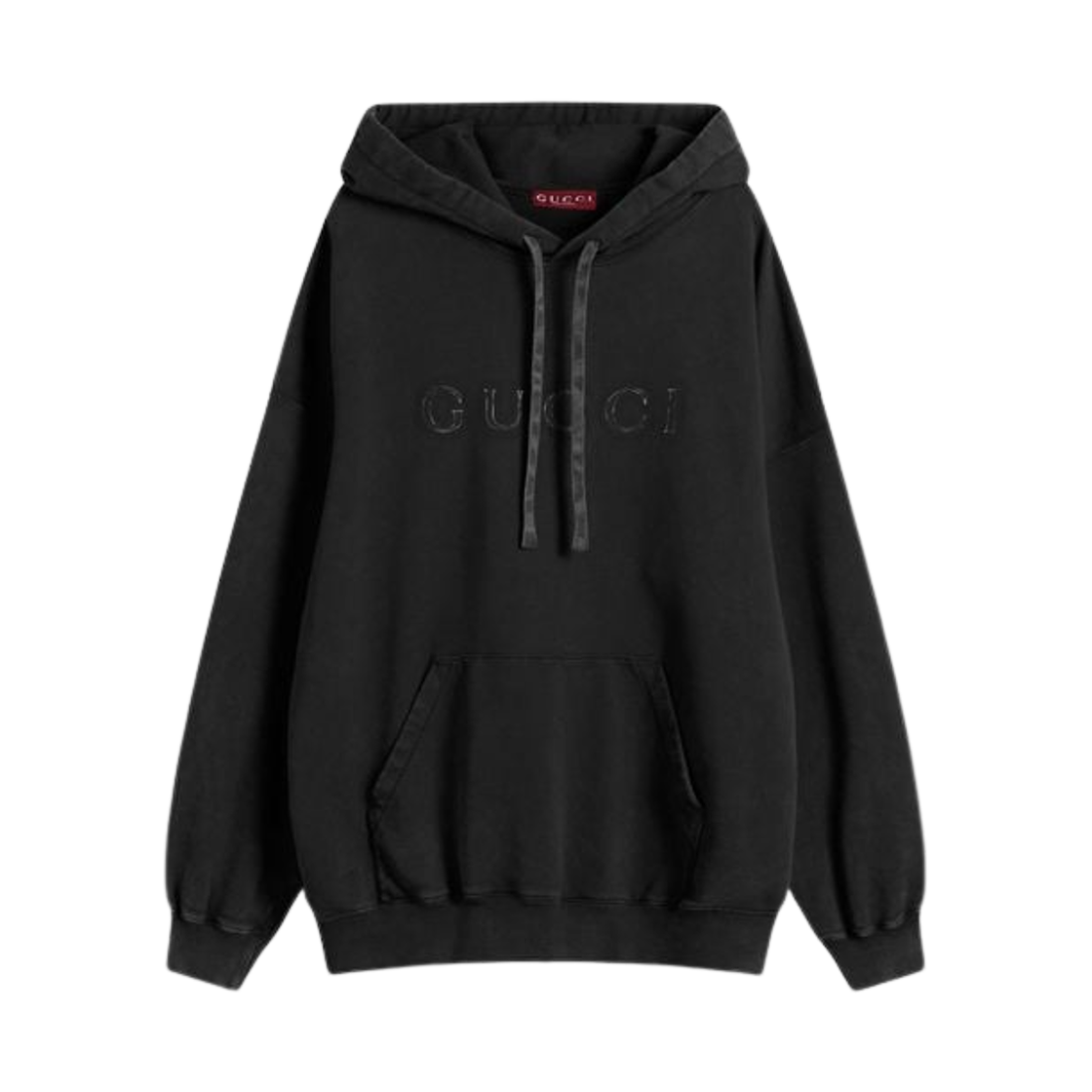 구찌 페이디드 로고 후드 블랙(Gucci Faded Logo Hoodie Black)