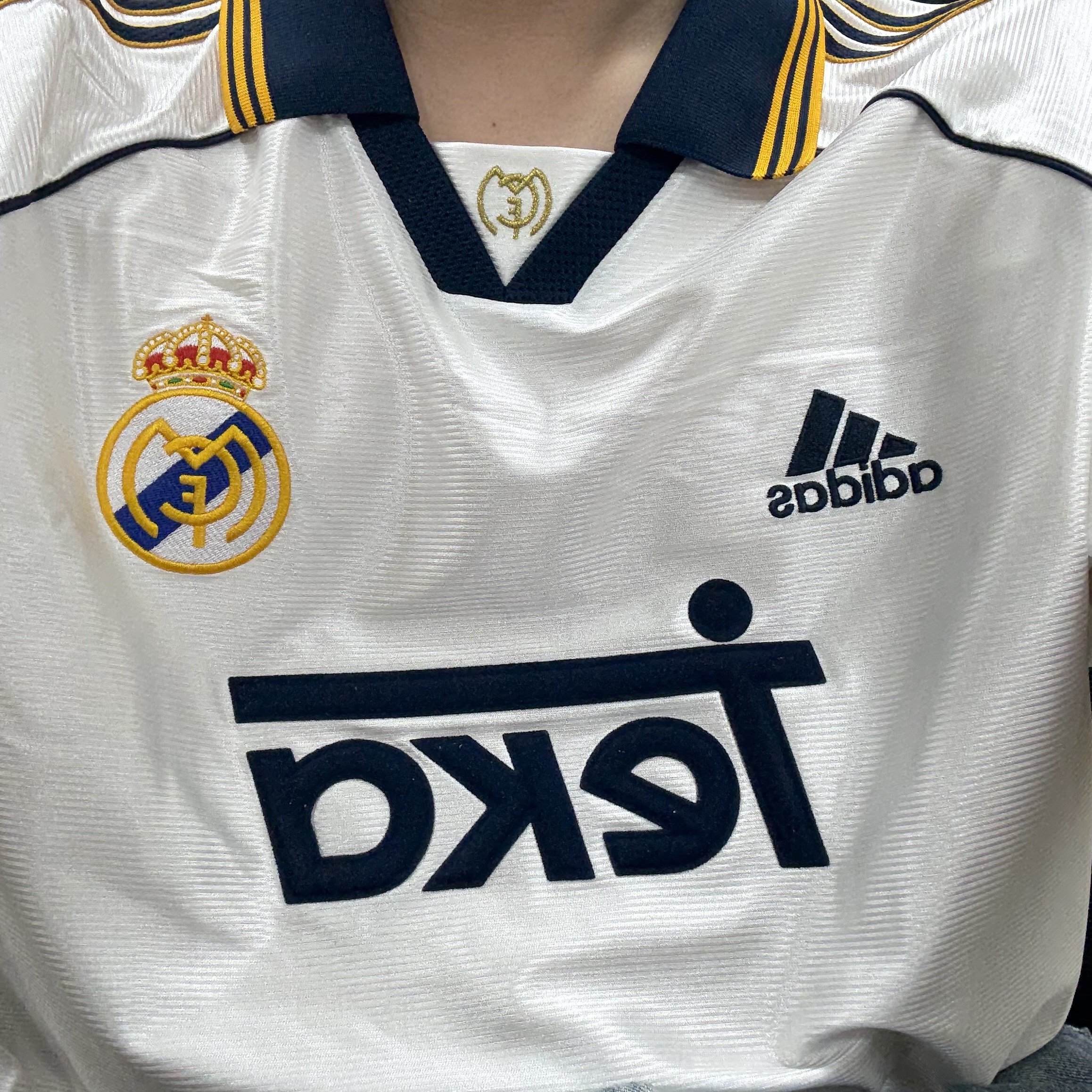 Adidas Real Madrid 99/00 Home Jersey White - KR Sizing (Non Marking Ver.) 착용 스타일