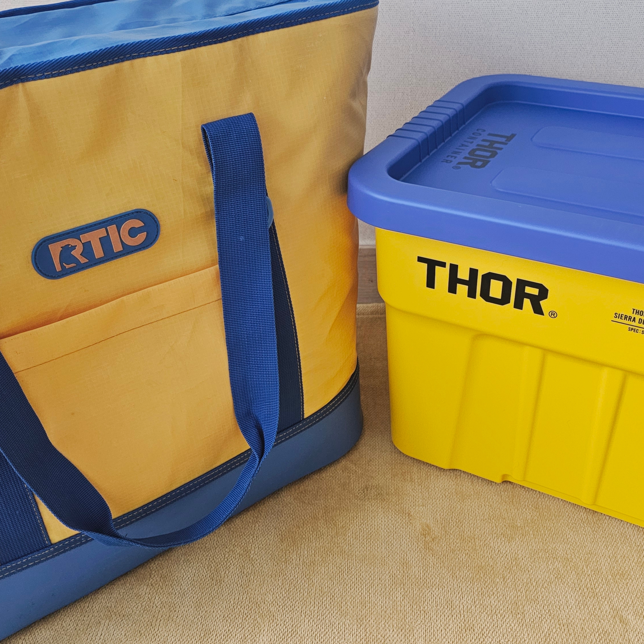 SIERRA DESIGNS X THOR STORAGE BOX 22L Multi 착용 스타일