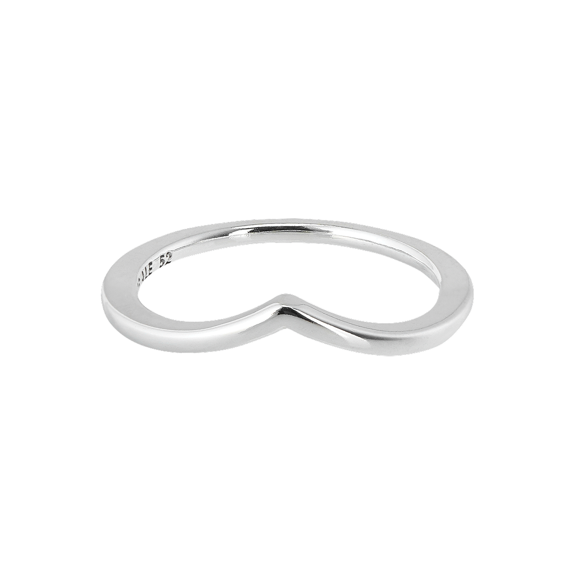 (W) 판도라 폴리쉬드 위시본 링 스털링 실버((W) Pandora Polished Wishbone Ring Sterling Silver)