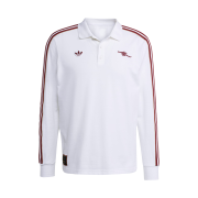Adidas Arsenal Terrace Icon Long Sleeve Polo Shirt White - KR Sizing
