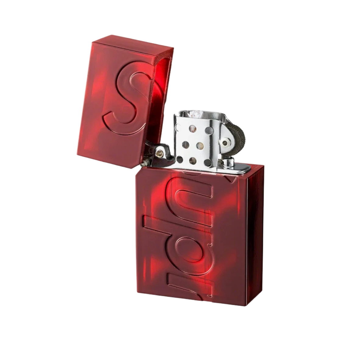 슈프림 x 츠보타 펄 하드 엣지 라이터 레드 - 21FW(Supreme x Tsubota Pearl Hard Edge Lighter Red - 21FW)