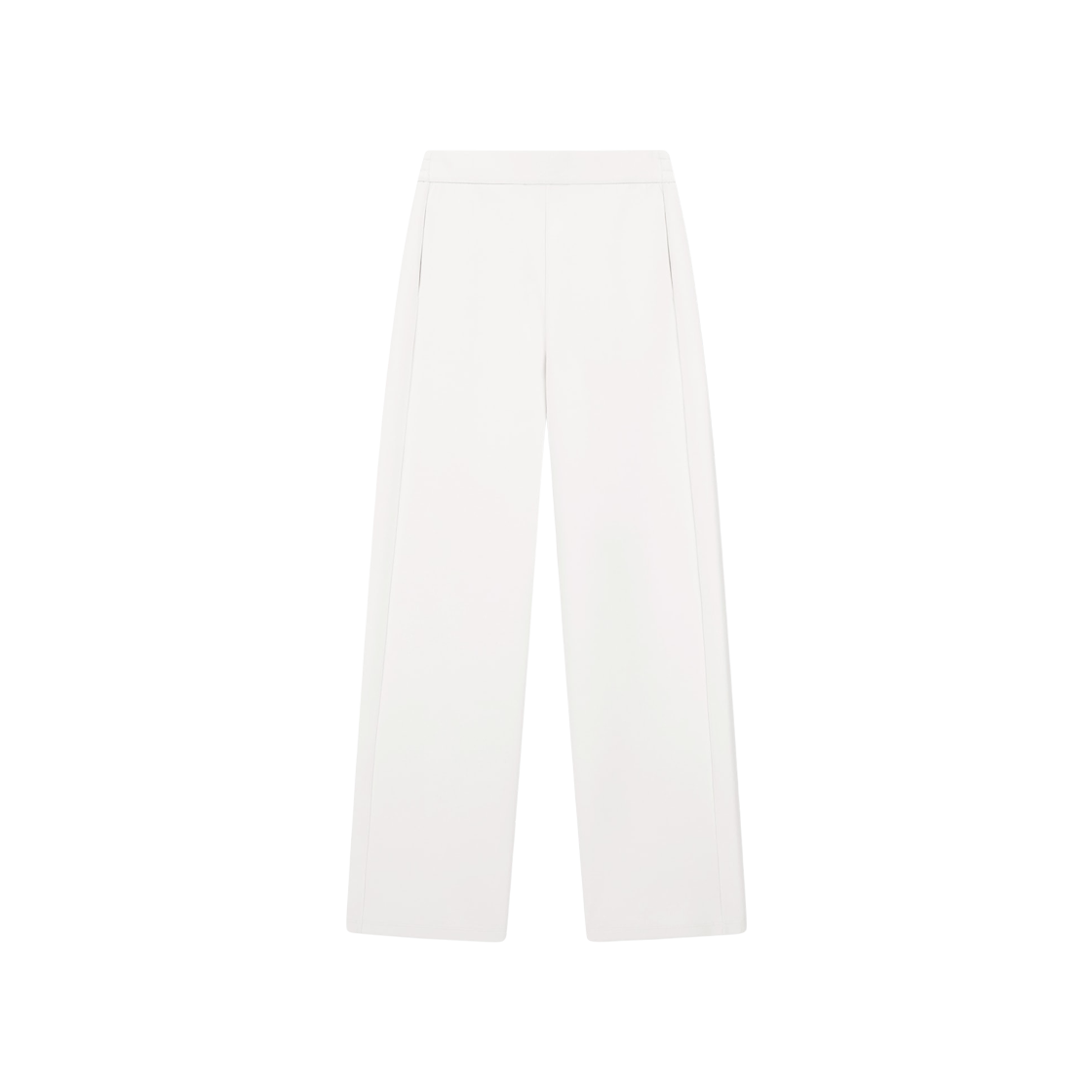 EW002797AF10002U1144 (W) Emporio Armani ASV Double Jersey Trousers with Elasticated Waist Beige