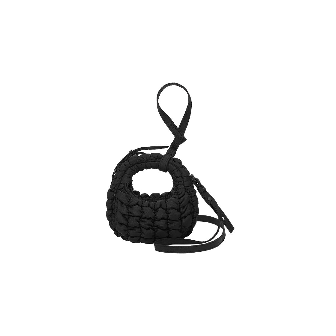 코스 퀼티드 나노 크로스바디백 블랙(COS Quilted Nano Crossbody Bag Black)