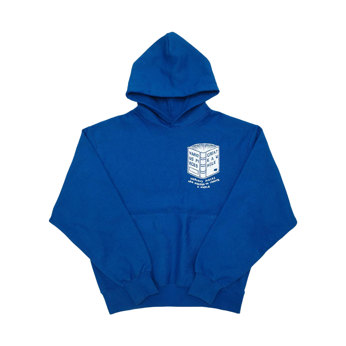 컬렉트 피시스 북 로고 후드 블루(Collect Pieces Book Logo Hoodie Blue)