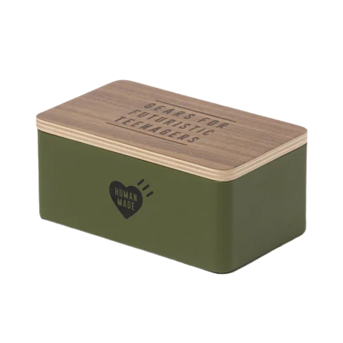 HUMAN MADE STEEL TISSUE CASE - OLIVEDRAB
