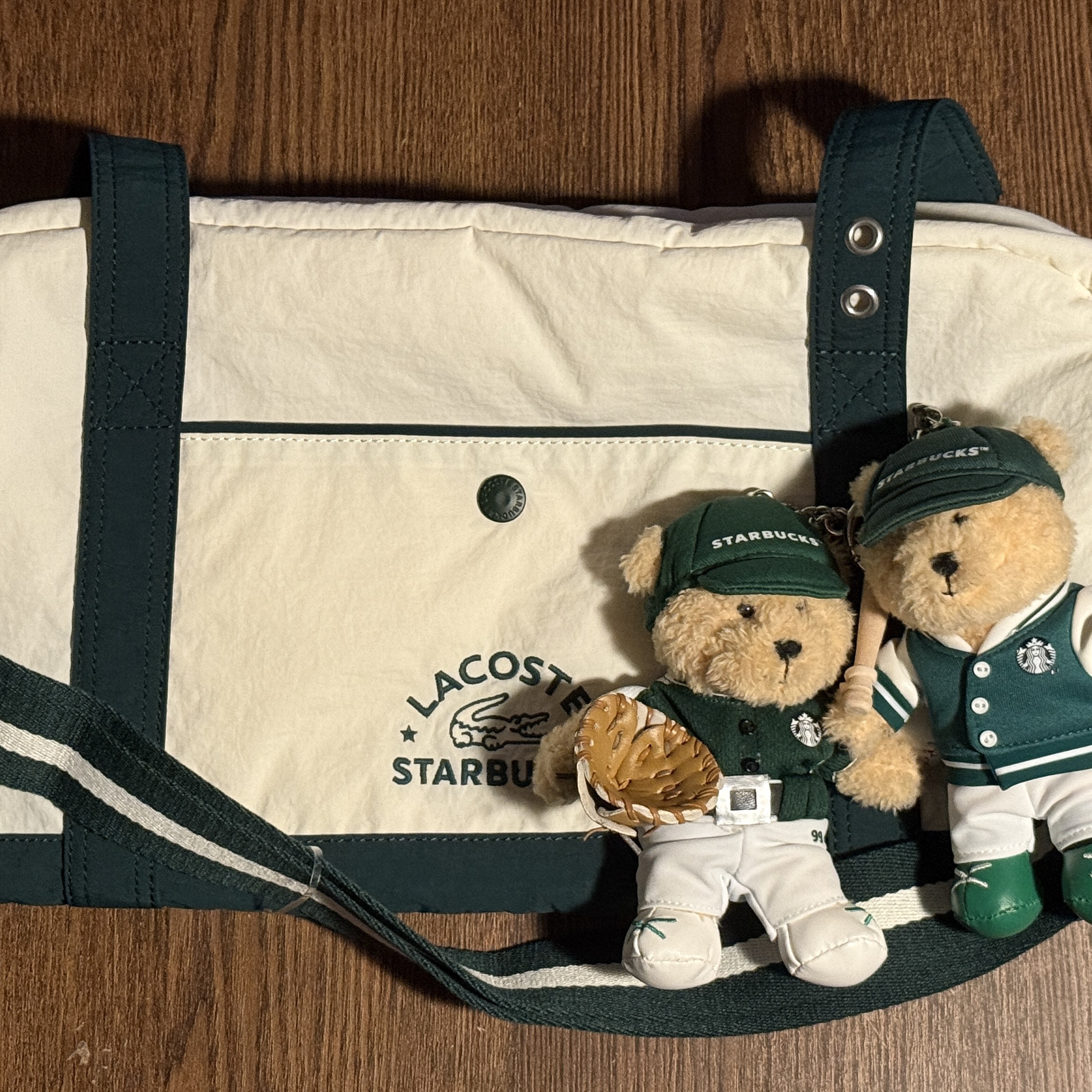Starbucks Baseball Bearista Keychain, Starbucks Baseball Bearista Keychain Batter 착용 스타일 - 5