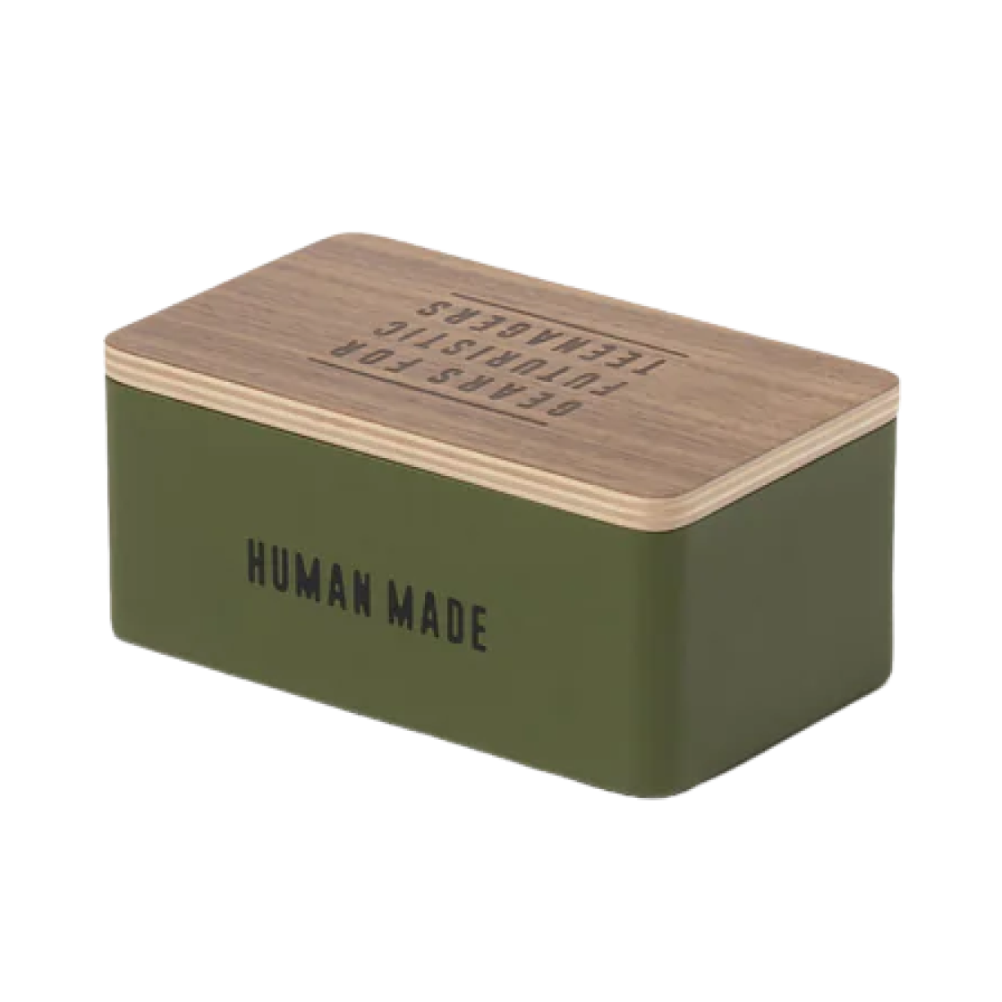 HUMAN MADE STEEL TISSUE CASE - OLIVEDRAB